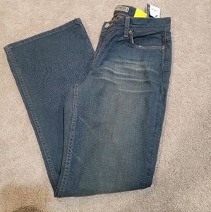 Express Jeans Hipster Flare Size 7/8 Short Vintage